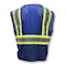 Radians Hi-Vis Econ TpO/Cl1 Two Tone Safety Vest-Blu-2X SV22-1ZBLM-2X - alternate 2